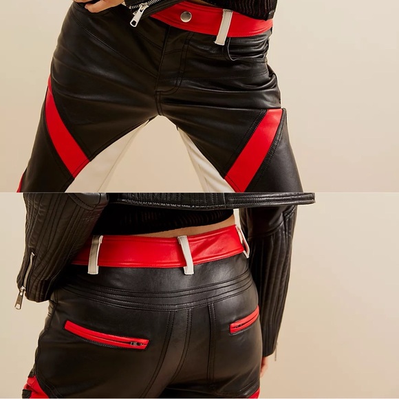 We The Free Color Block Rebel Vegan Pants BNWT - Picture 7 of 13